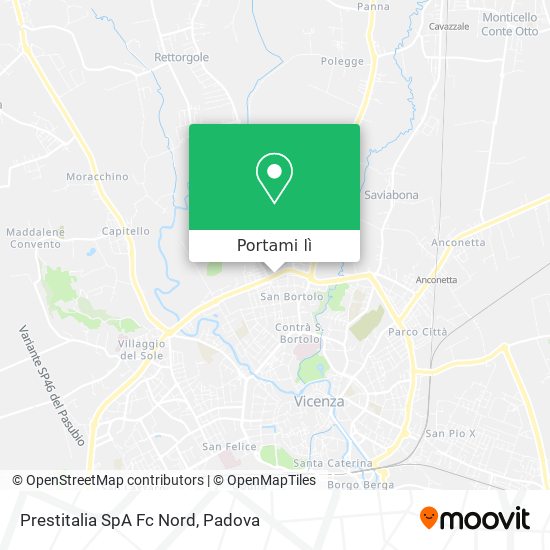 Mappa Prestitalia SpA Fc Nord