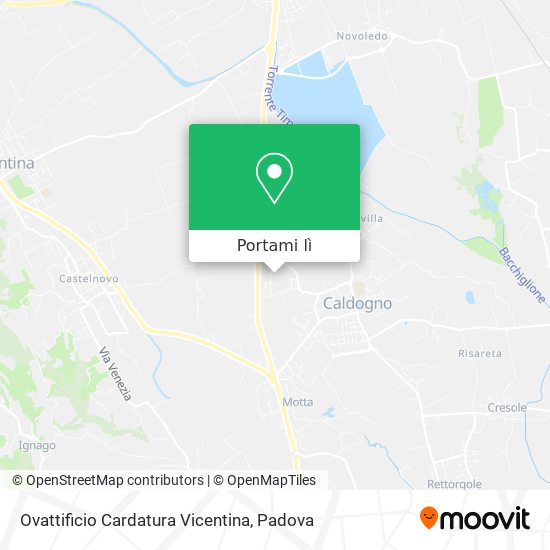 Mappa Ovattificio Cardatura Vicentina
