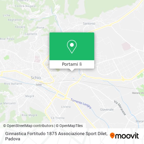 Mappa Ginnastica Fortitudo 1875 Associazione Sport Dilet