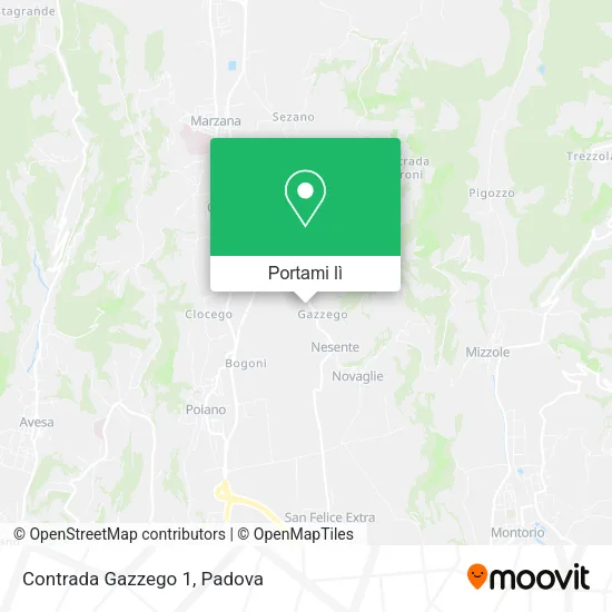 Mappa Contrada Gazzego  1
