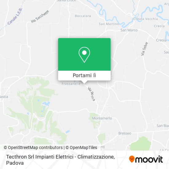 Mappa Tecthron Srl Impianti Elettrici - Climatizzazione