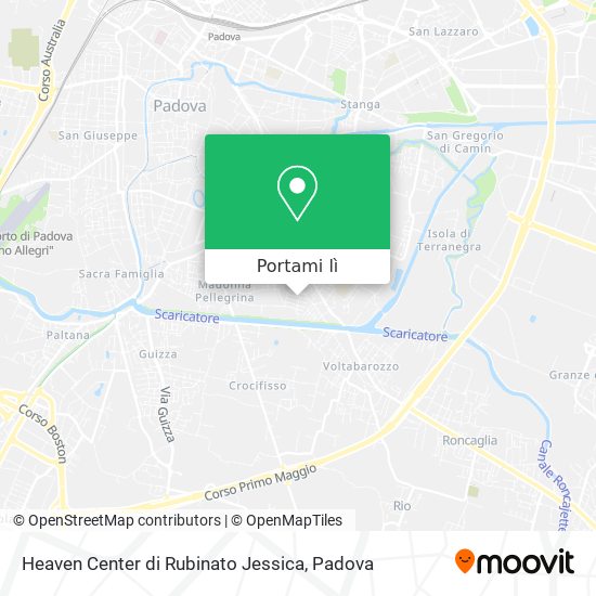 Mappa Heaven Center di Rubinato Jessica