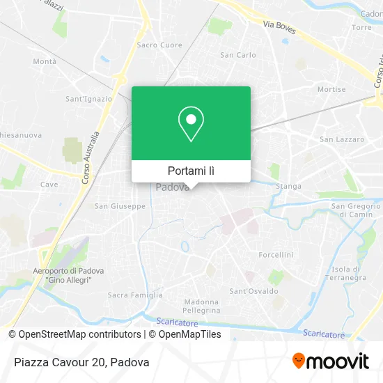 Mappa Piazza Cavour  20
