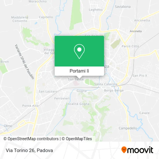 Mappa Via Torino 26