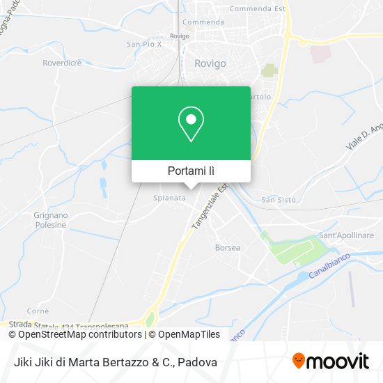 Mappa Jiki Jiki di Marta Bertazzo & C.
