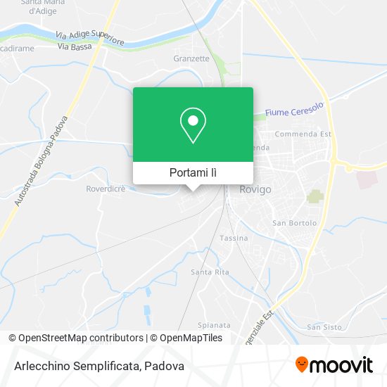 Mappa Arlecchino Semplificata