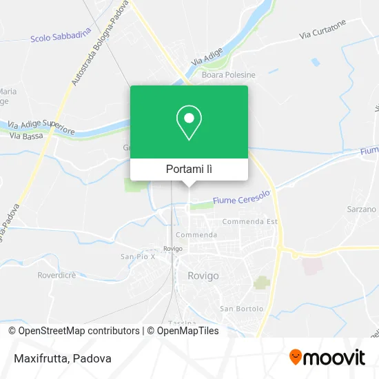 Mappa Maxifrutta