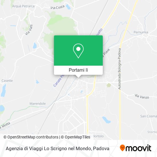 Mappa Agenzia di Viaggi Lo Scrigno nel Mondo