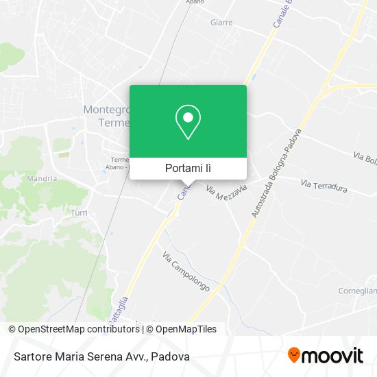 Mappa Sartore Maria Serena Avv.