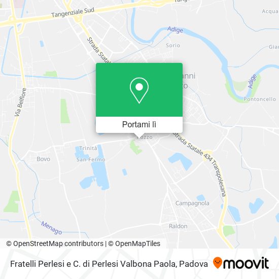 Mappa Fratelli Perlesi e C. di Perlesi Valbona Paola