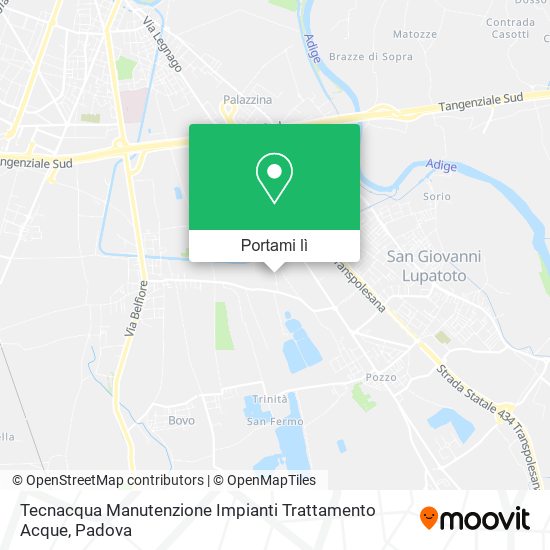 Mappa Tecnacqua Manutenzione Impianti Trattamento Acque