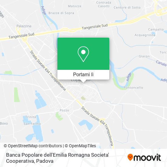 Mappa Banca Popolare dell'Emilia Romagna Societa' Cooperativa