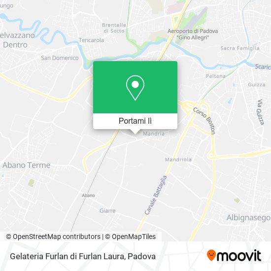 Mappa Gelateria Furlan di Furlan Laura