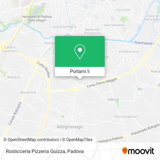 Mappa Rosticceria Pizzeria Guizza