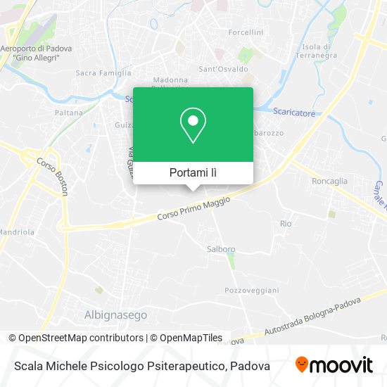 Mappa Scala Michele Psicologo Psiterapeutico