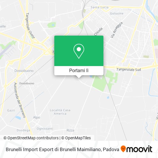 Mappa Brunelli Import Export di Brunelli Maimiliano