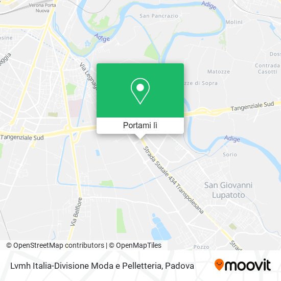 Mappa Lvmh Italia-Divisione Moda e Pelletteria