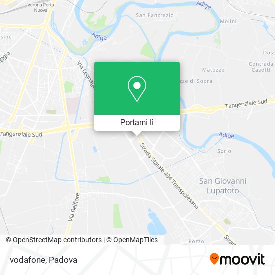 Mappa vodafone