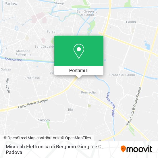 Mappa Microlab Elettronica di Bergamo Giorgio e C.