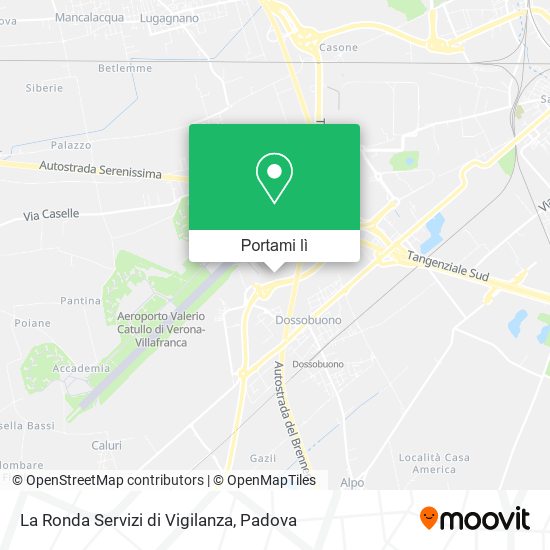 Mappa La Ronda Servizi di Vigilanza