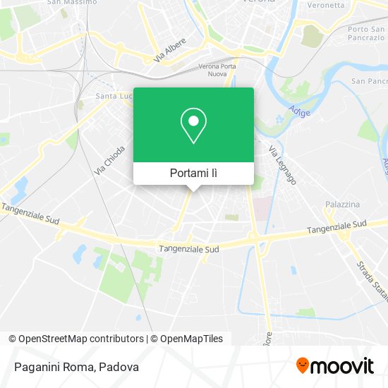 Mappa Paganini Roma