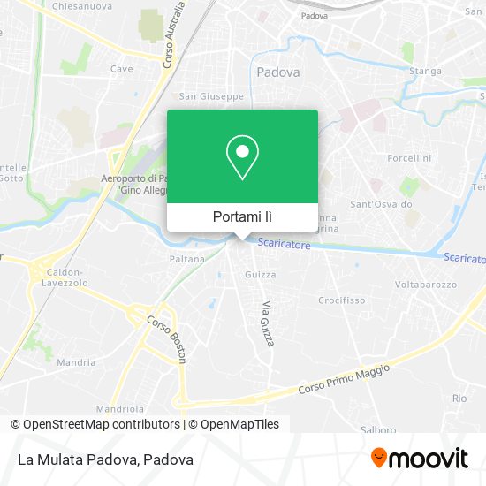 Mappa La Mulata Padova