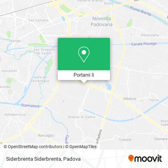 Mappa Siderbrenta Siderbrenta