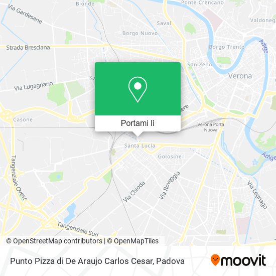 Mappa Punto Pizza di De Araujo Carlos Cesar