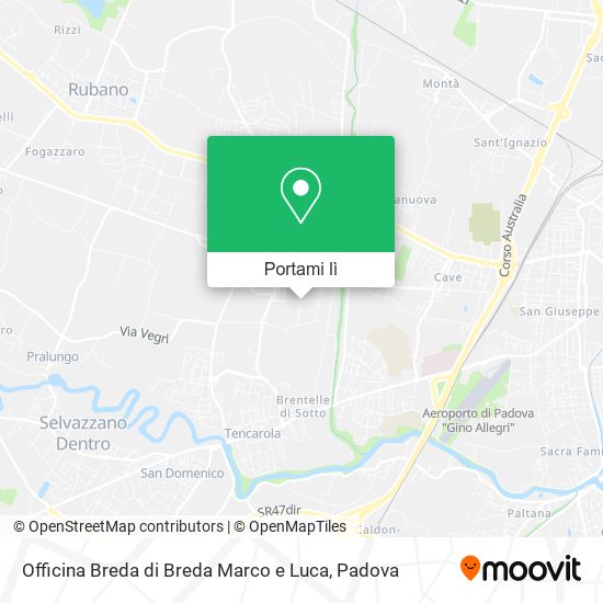 Mappa Officina Breda di Breda Marco e Luca