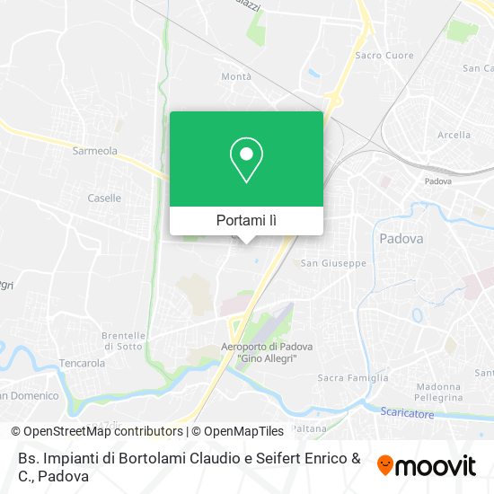 Mappa Bs. Impianti di Bortolami Claudio e Seifert Enrico & C.