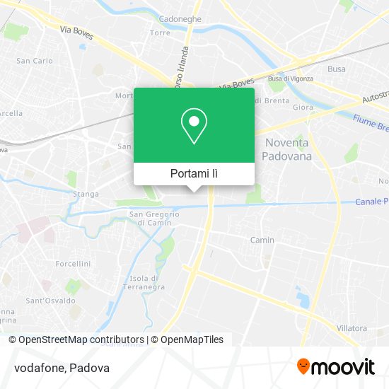 Mappa vodafone