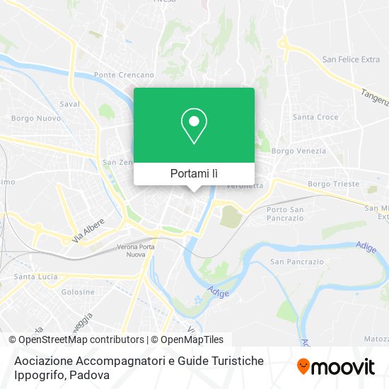 Mappa Aociazione Accompagnatori e Guide Turistiche Ippogrifo