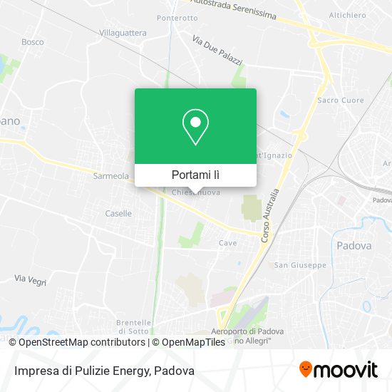 Mappa Impresa di Pulizie Energy