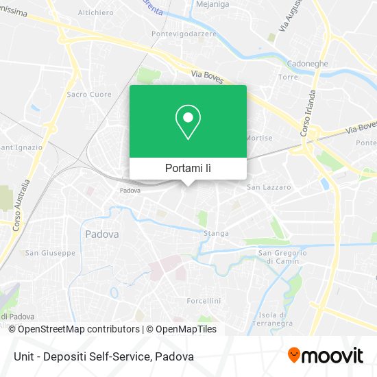 Mappa Unit - Depositi Self-Service