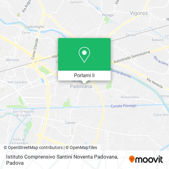 Mappa Istituto Comprensivo Santini Noventa Padovana