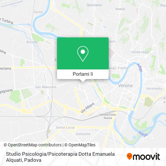 Mappa Studio Psicologia / Psicoterapia Dotta Emanuela Alquati