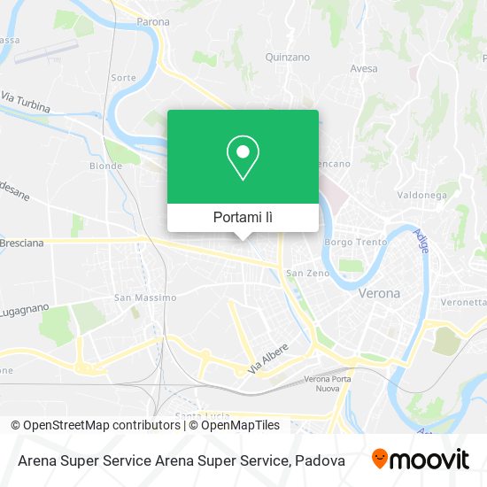 Mappa Arena Super Service Arena Super Service