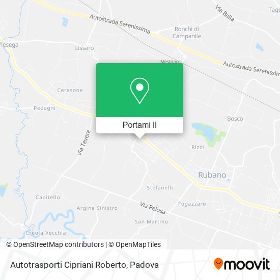 Mappa Autotrasporti Cipriani Roberto