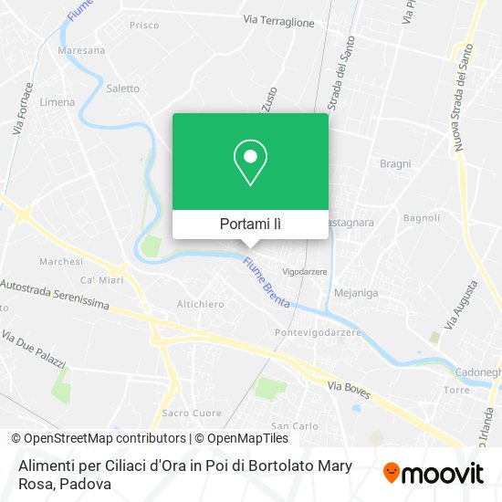 Mappa Alimenti per Ciliaci d'Ora in Poi di Bortolato Mary Rosa