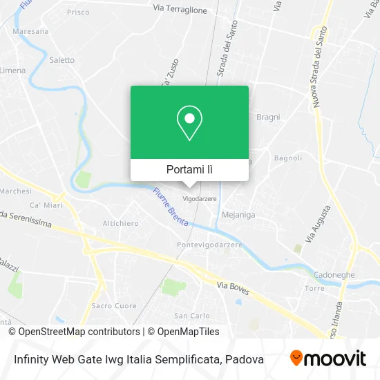 Mappa Infinity Web Gate Iwg Italia Semplificata