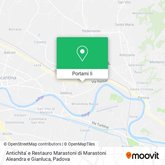 Mappa Antichita' e Restauro Marastoni di Marastoni Aleandra e Gianluca