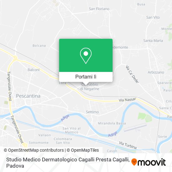 Mappa Studio Medico Dermatologico Cagalli Presta Cagalli