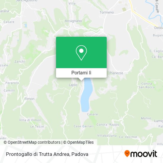 Mappa Prontogallo di Trutta Andrea