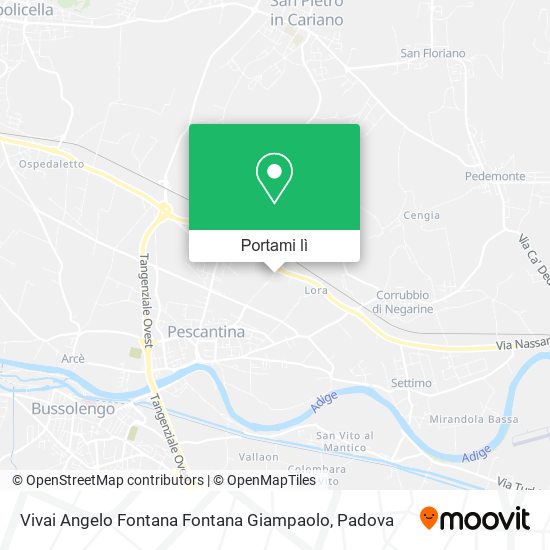 Mappa Vivai Angelo Fontana Fontana Giampaolo