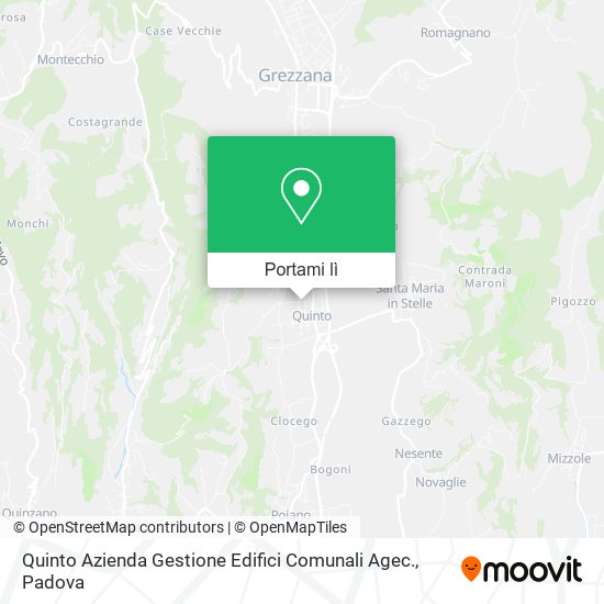 Mappa Quinto Azienda Gestione Edifici Comunali Agec.