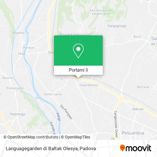 Mappa Languagegarden di Baltak Olesya
