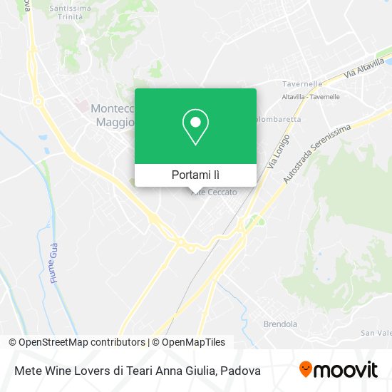 Mappa Mete Wine Lovers di Teari Anna Giulia