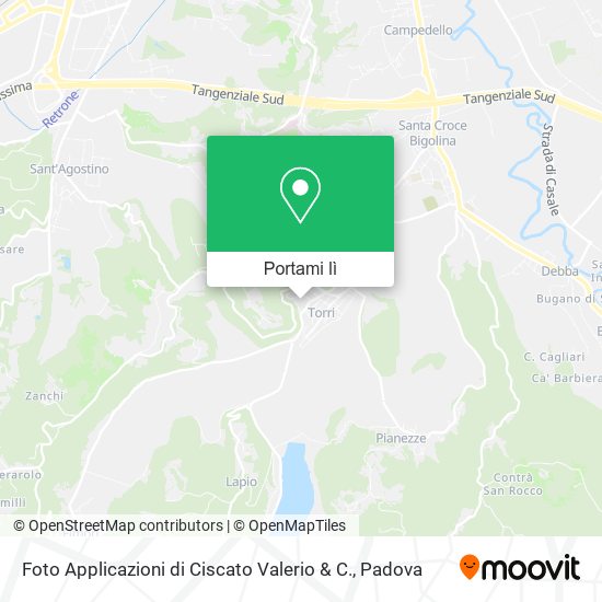 Mappa Foto Applicazioni di Ciscato Valerio & C.