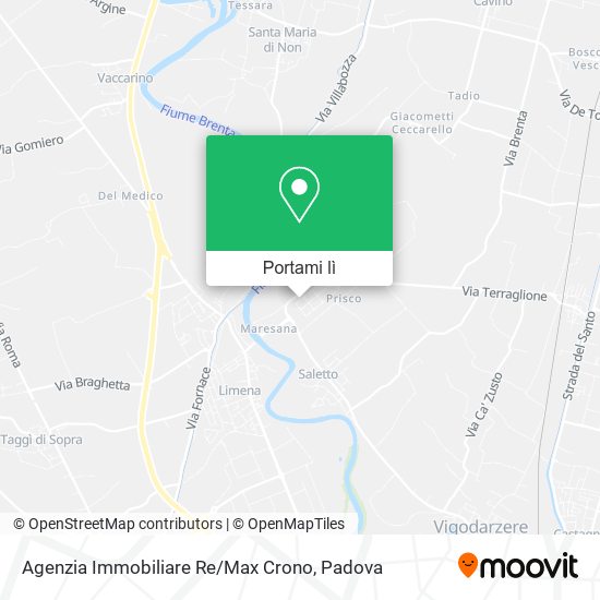 Mappa Agenzia Immobiliare Re / Max Crono
