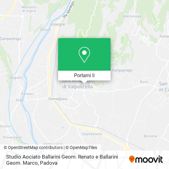 Mappa Studio Aociato Ballarini Geom. Renato e Ballarini Geom. Marco